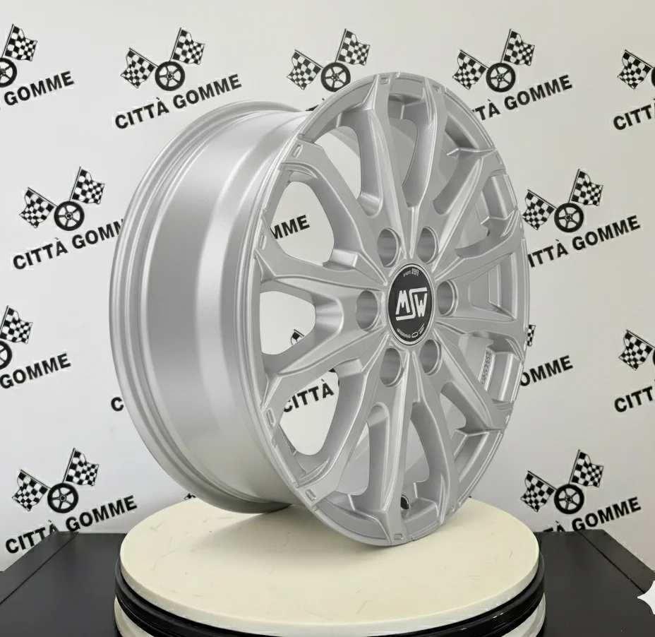 Set 4 Cerchi in lega MSW48VAN per IVECO DAILY MINI VAN 29L10 DAILY 2,3 35S14 35S15 - Image 6