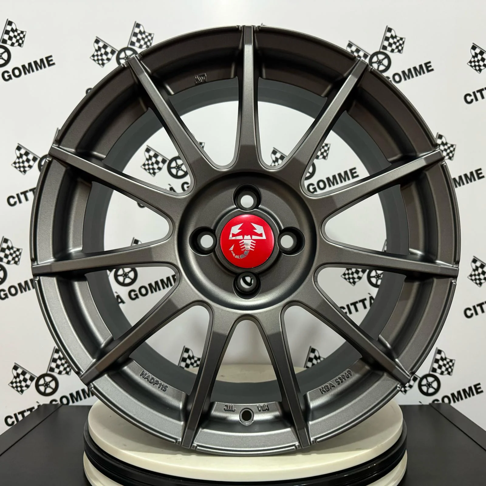 Set 4 Cerchi in lega MSW85 per Abarth 500 595 695 Esseesse - Image 10