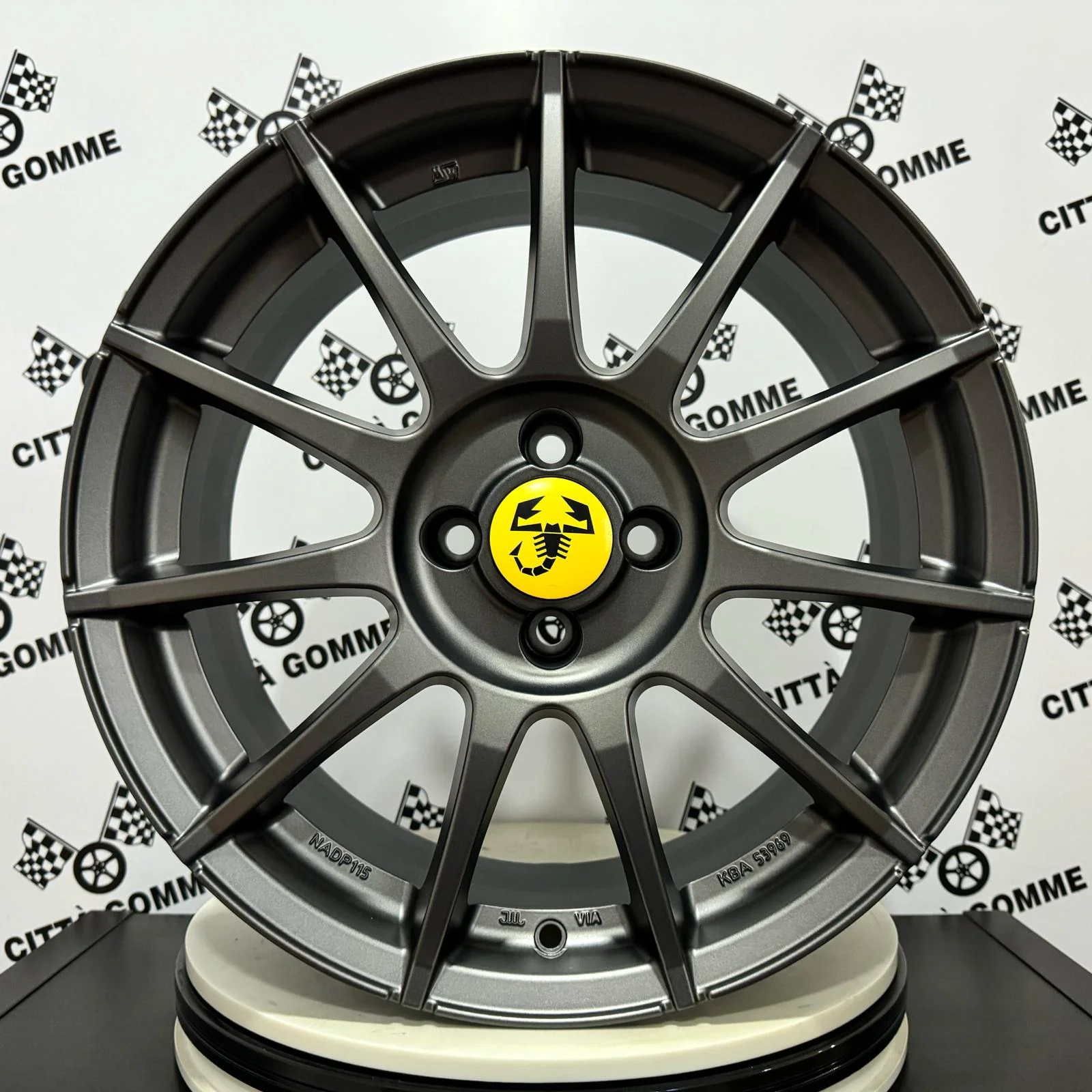 Set 4 Cerchi in lega MSW85 per Abarth 500 595 695 Esseesse - Image 12