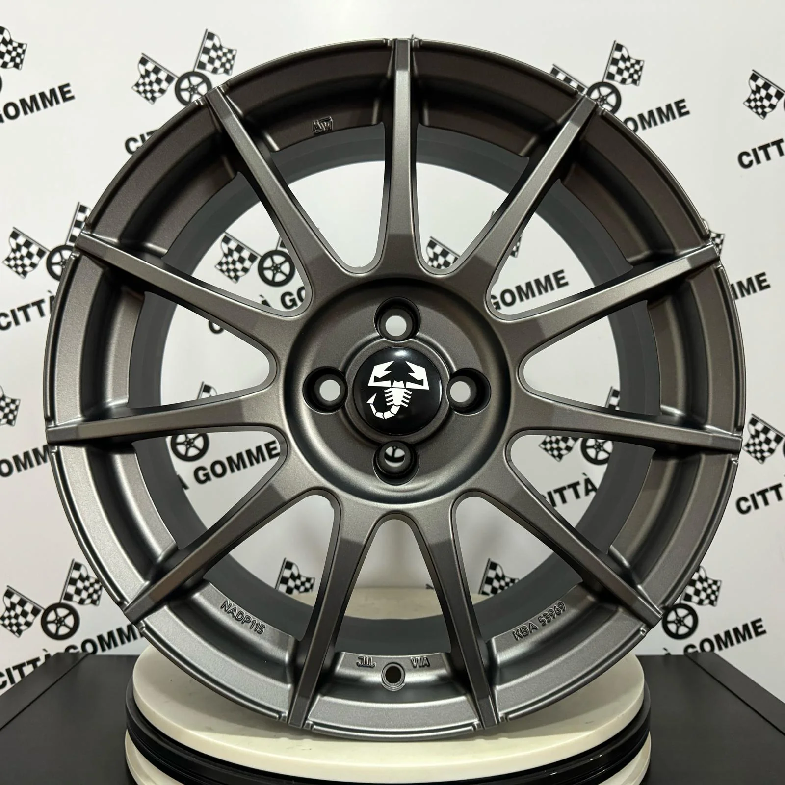 Set 4 Cerchi in lega MSW85 per Abarth 500 595 695 Esseesse - Image 15
