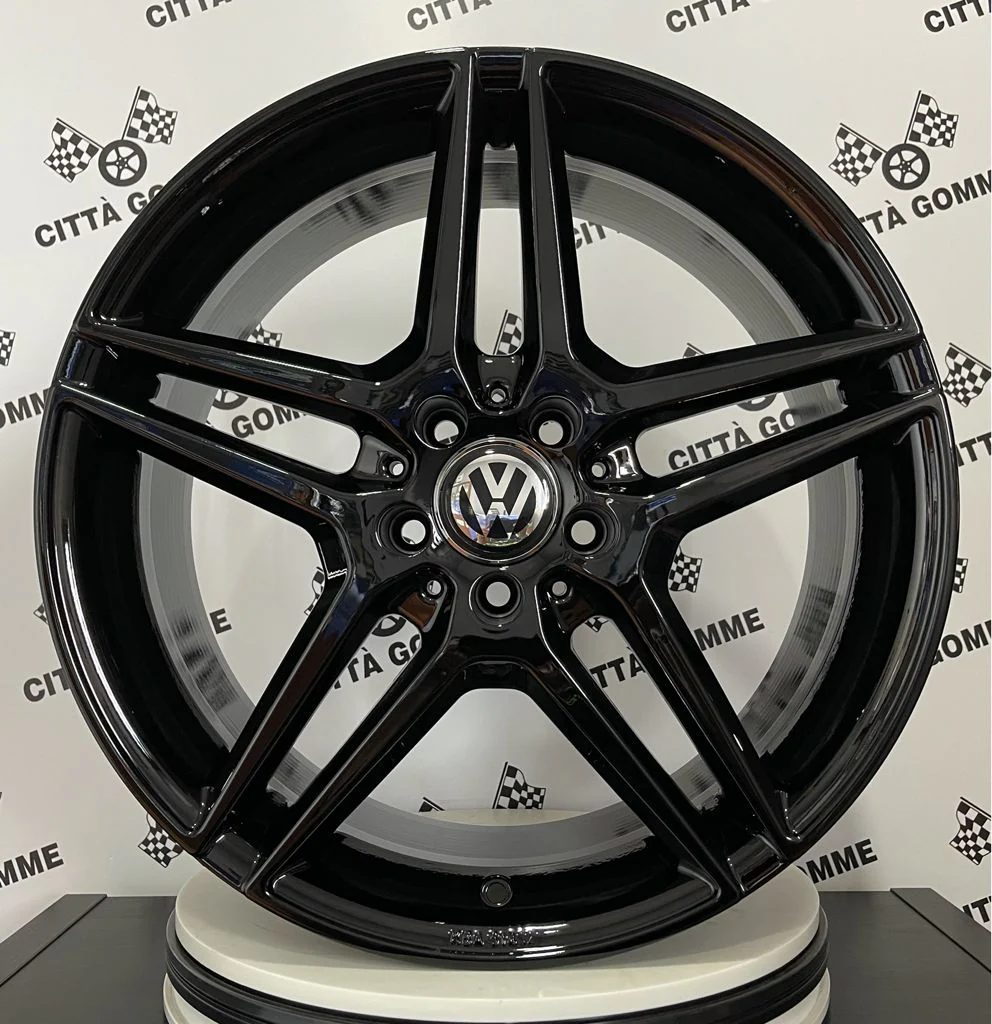 Set 4 Cerchi in lega Mythos per Volkswagen Golf 5 6 7 8 T-Roc Tiguan Eos Touran Caddy Jetta Beetle Sharan - Image 2