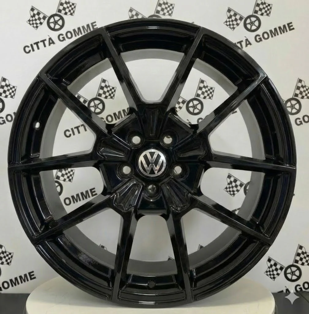 Set 4 Cerchi in lega NEVE per VOLKSWAGEN GOLF 5 6 7 TIGUAN PASSAT ID3 ID4 JETTA - Image 2