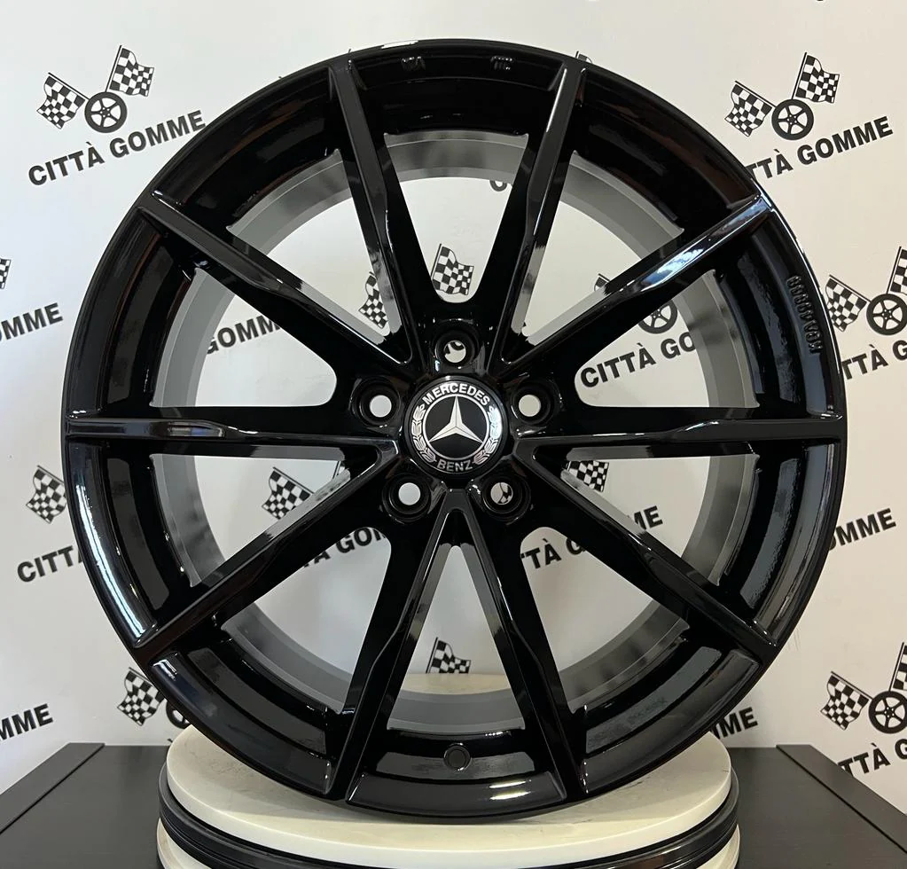 Set 4 Cerchi in lega NINJA per Mercedes Classe A B C E CLA GLA GLB VITO GLK GLE GLC - Image 3