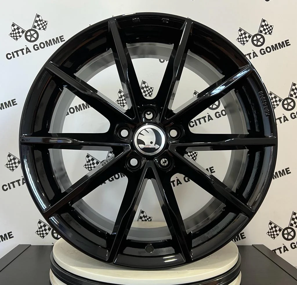 Set 4 Cerchi in lega Ninja per Skoda Fabia Kamiq Scala Praktik Rapid Spaceback Roomster Scout - Image 3