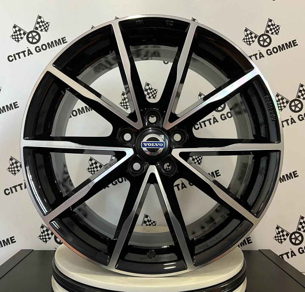 Set 4 Cerchi in lega Ninja per Volvo C30 C70 S40 S60 S80 S90 V40 V50 V60 V70 V90 XC40 XC60 XC70