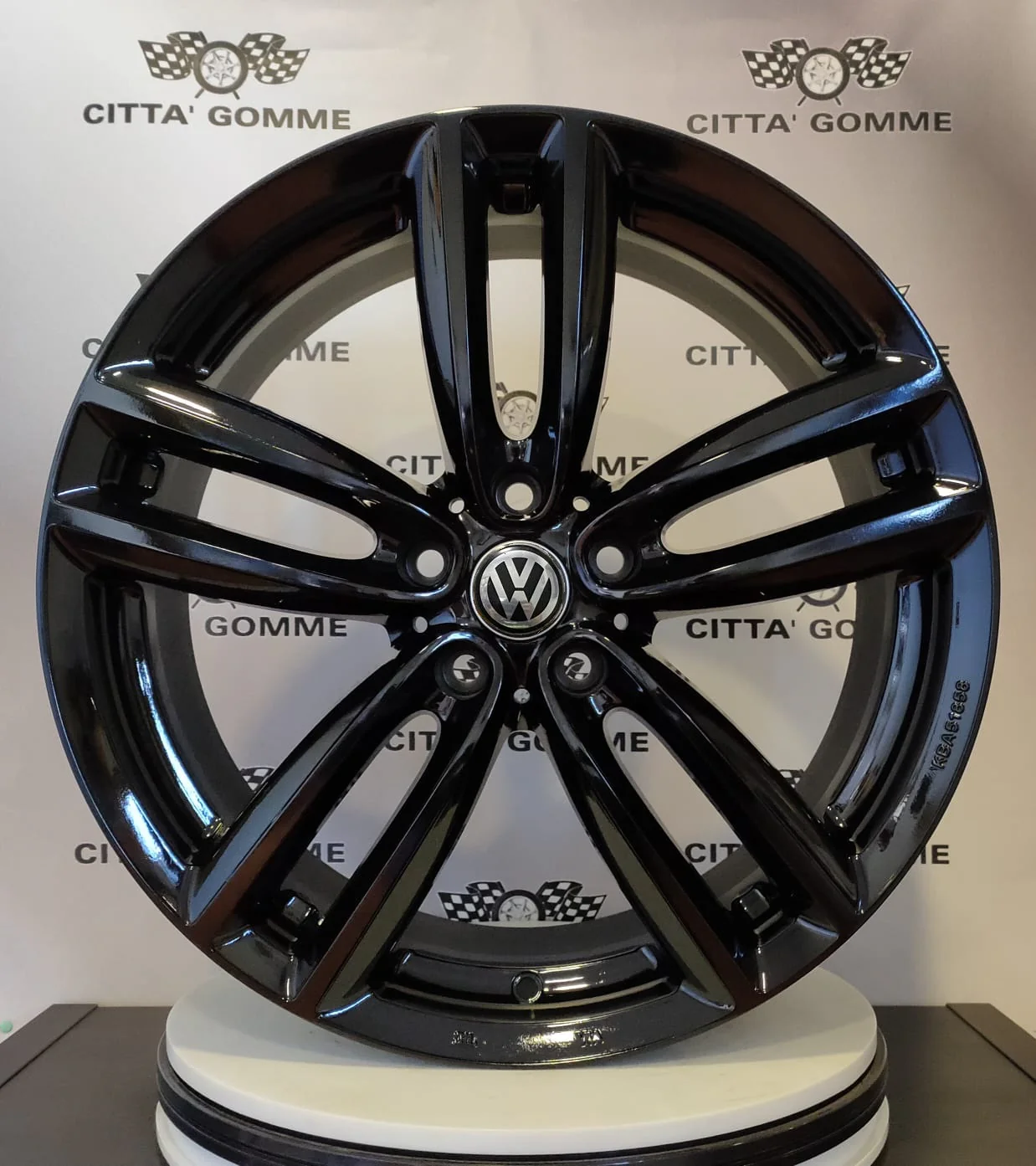 Set 4 Cerchi in lega Oxford per Volkswagen Golf 5 6 7 8 T-Roc Tiguan Eos Touran Caddy Jetta Beetle Sharan ID3 ID4 ID6 - Image 2