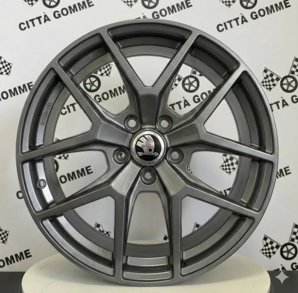 Set 4 Cerchi in lega PENTAGON per SKODA Karoq Kodiaq Octavia Superb Yeti - Image 2