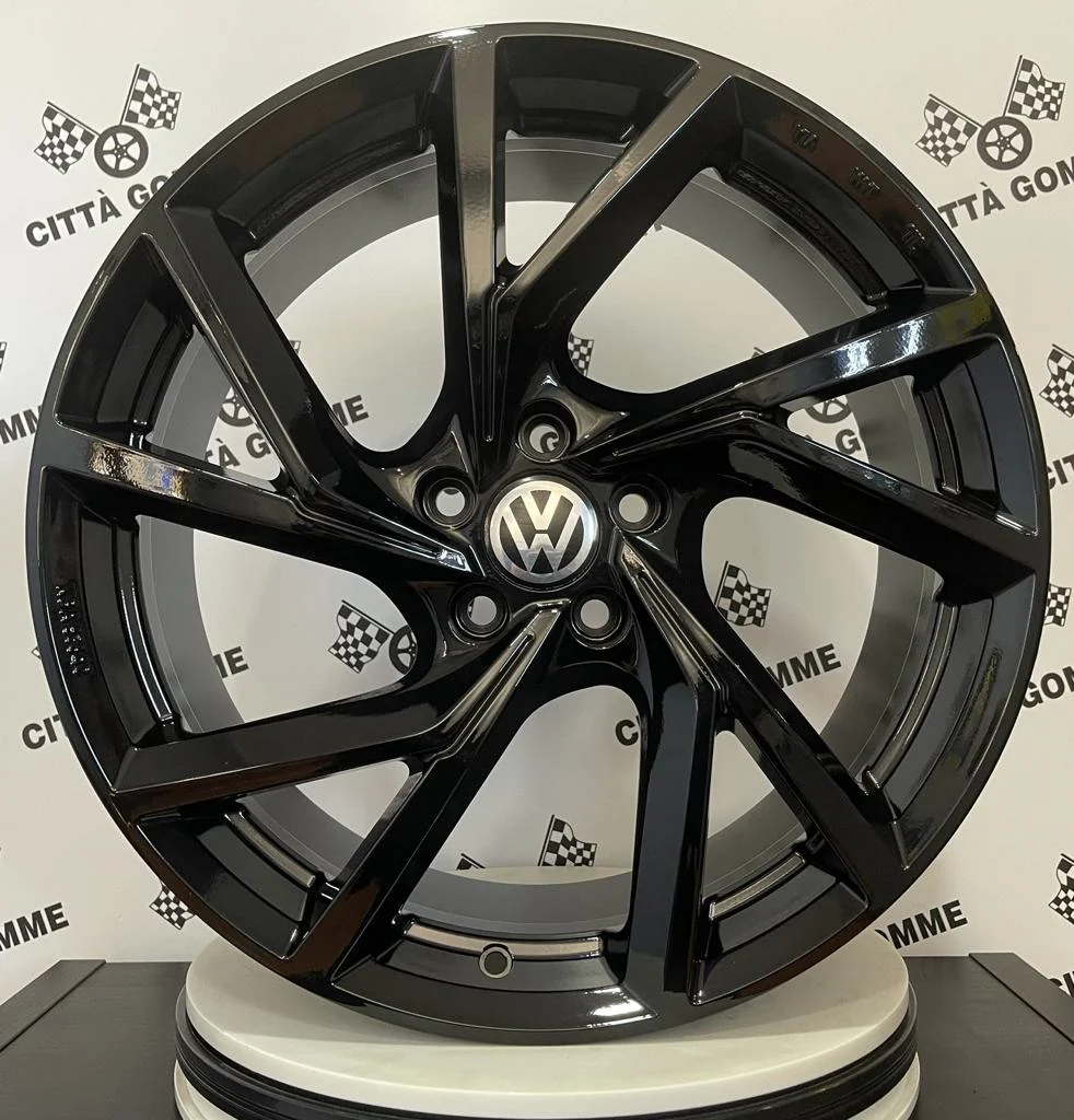 Set 4 Cerchi in lega Kassel per Volkswagen Golf 5 6 7 8 T-Roc Tiguan Eos Touran Caddy Jetta Beetle Sharan ID3 ID4 ID6 - Image 3