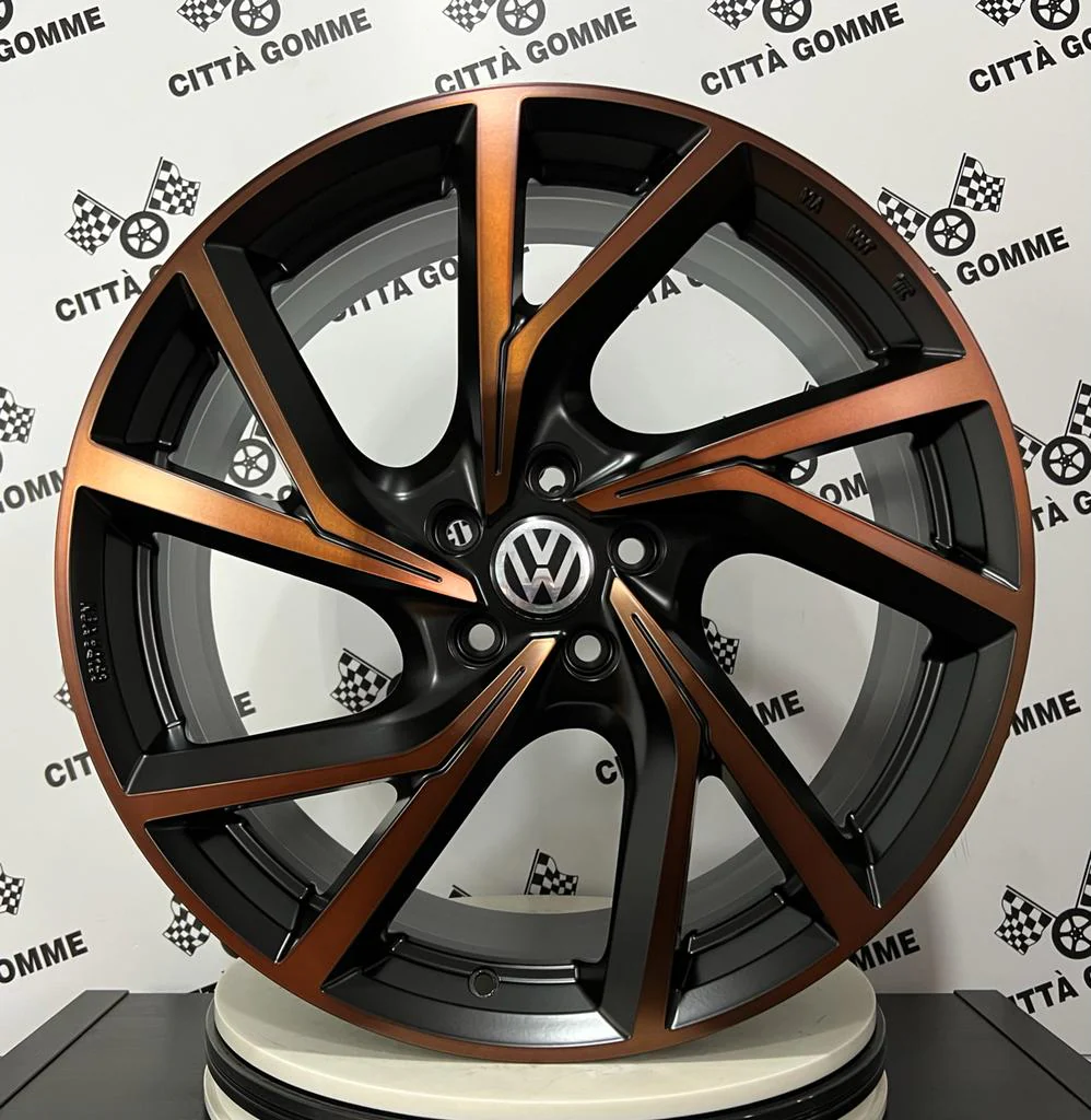 Set 4 Cerchi in lega Kassel per Volkswagen Golf 5 6 7 8 T-Roc Tiguan Eos Touran Caddy Jetta Beetle Sharan ID3 ID4 ID6 - Image 5