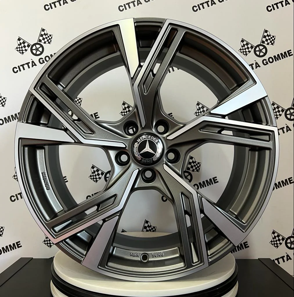 Set 4 Cerchi in lega Python per Mercedes Classe A B C CLA E GLA GLB SLK S V - Image 3