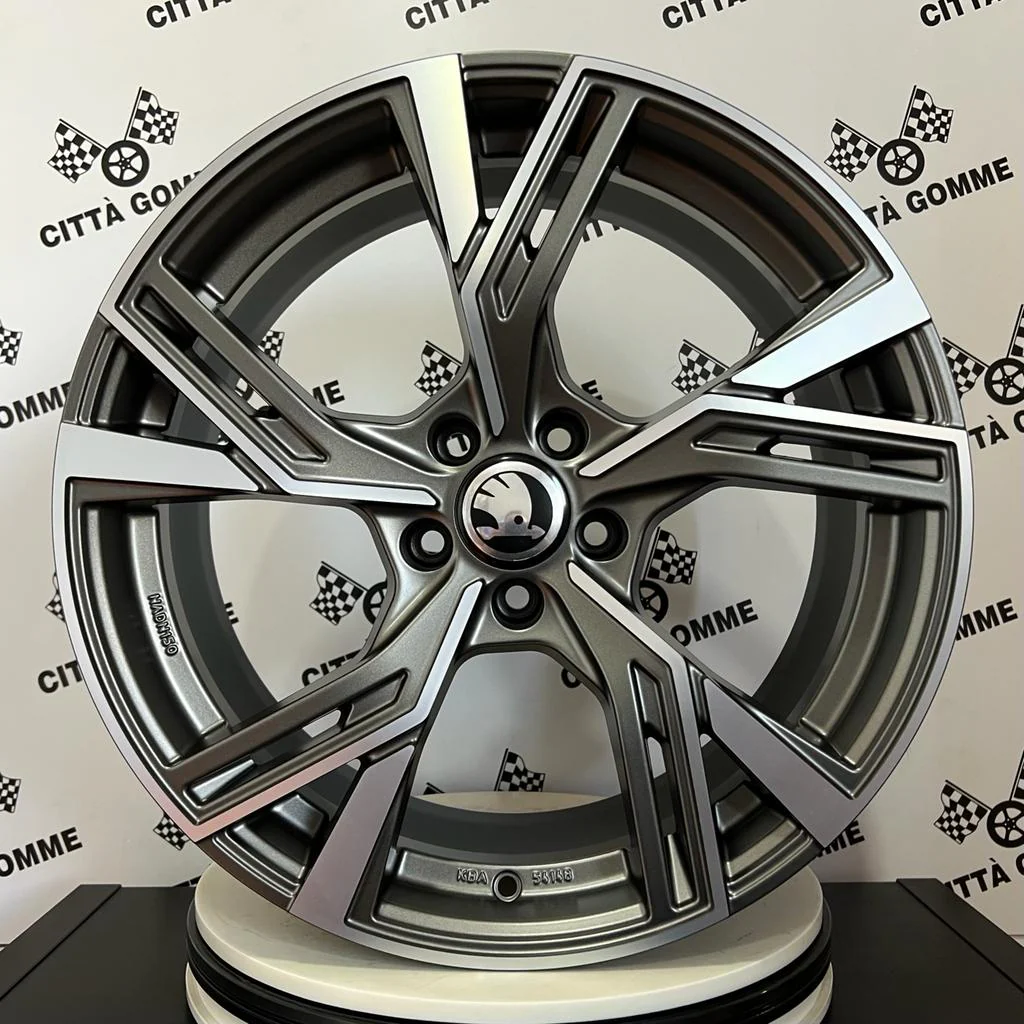 Set 4 Cerchi in lega Python per Skoda Octavia Karoq Yeti Enyaq - Image 3