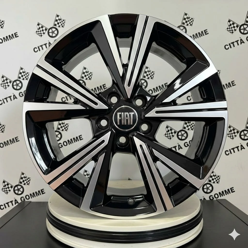 Set 4 Cerchi in lega QVARZ per FIAT DOBLO TIPO 500L - Image 2