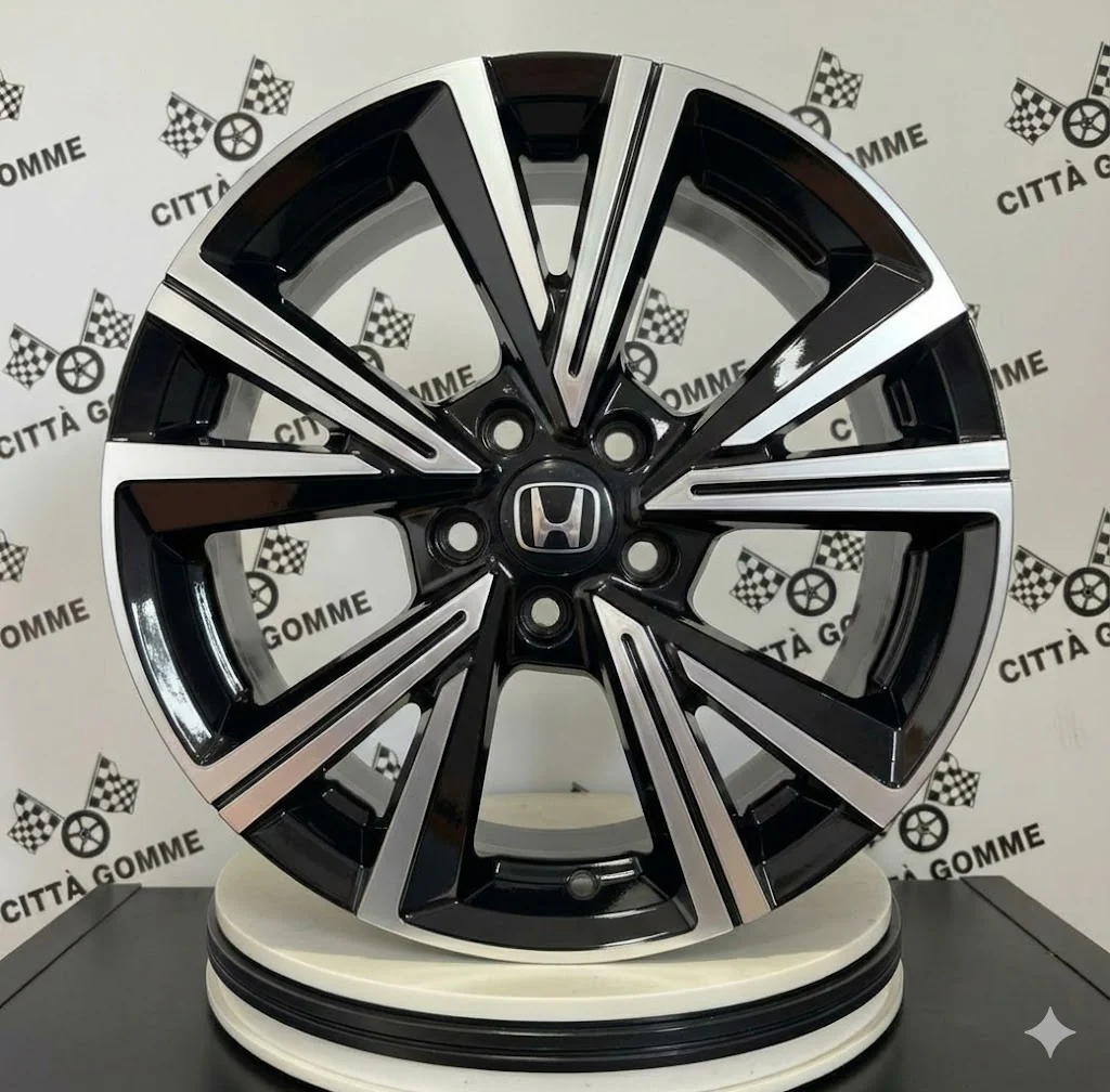 Set 4 Cerchi in lega QVARZ per HONDA ACCORD CIVIC CR-V CR-Z FR-V HR-V INTEGRA ODYSSEY - Image 2