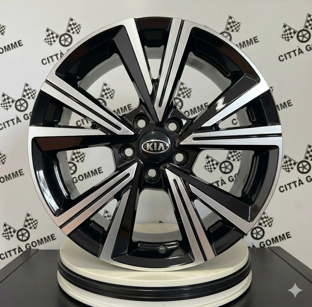 Set 4 Cerchi in lega QVARZ per KIA CARENS CARNIVAL CEED CERATO MAGENTIS SPORTAGE - Image 2