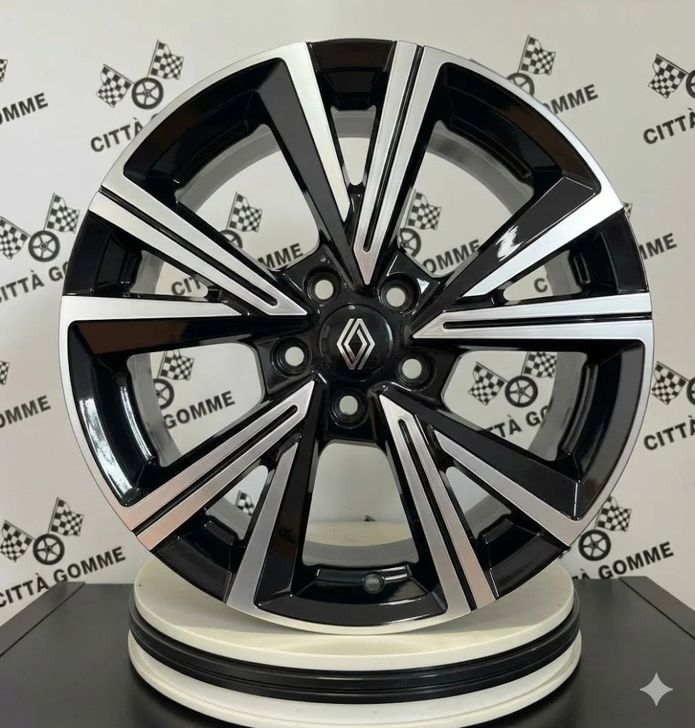 Set 4 Cerchi in lega QVARZ per RENAULT CLIO ESPACE LAGUNA II MEGANE SCENIC VELSATIS - Image 2