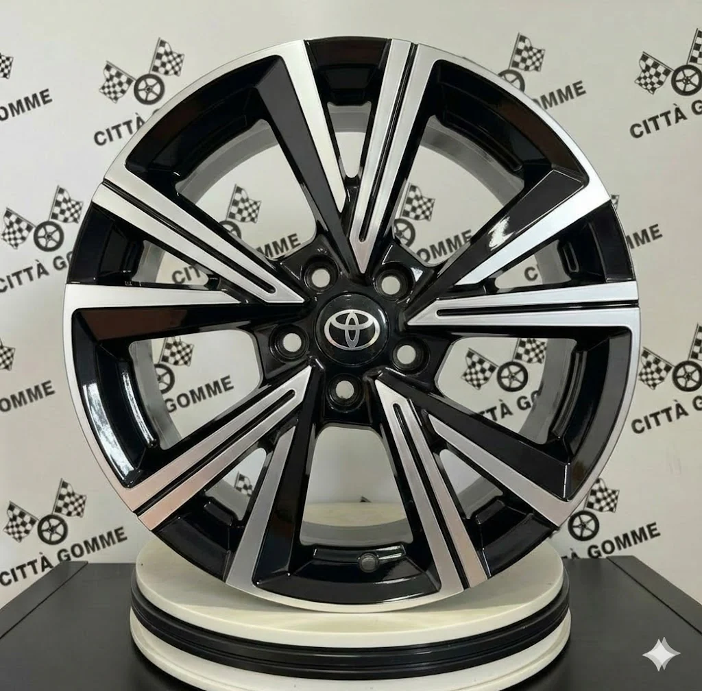Set 4 Cerchi in lega QVARZ per TOYOTA AURIS AVENSIS C-HR CAMRY COROLLA MIRAI PRIUS YARIS RAV4 - Image 2