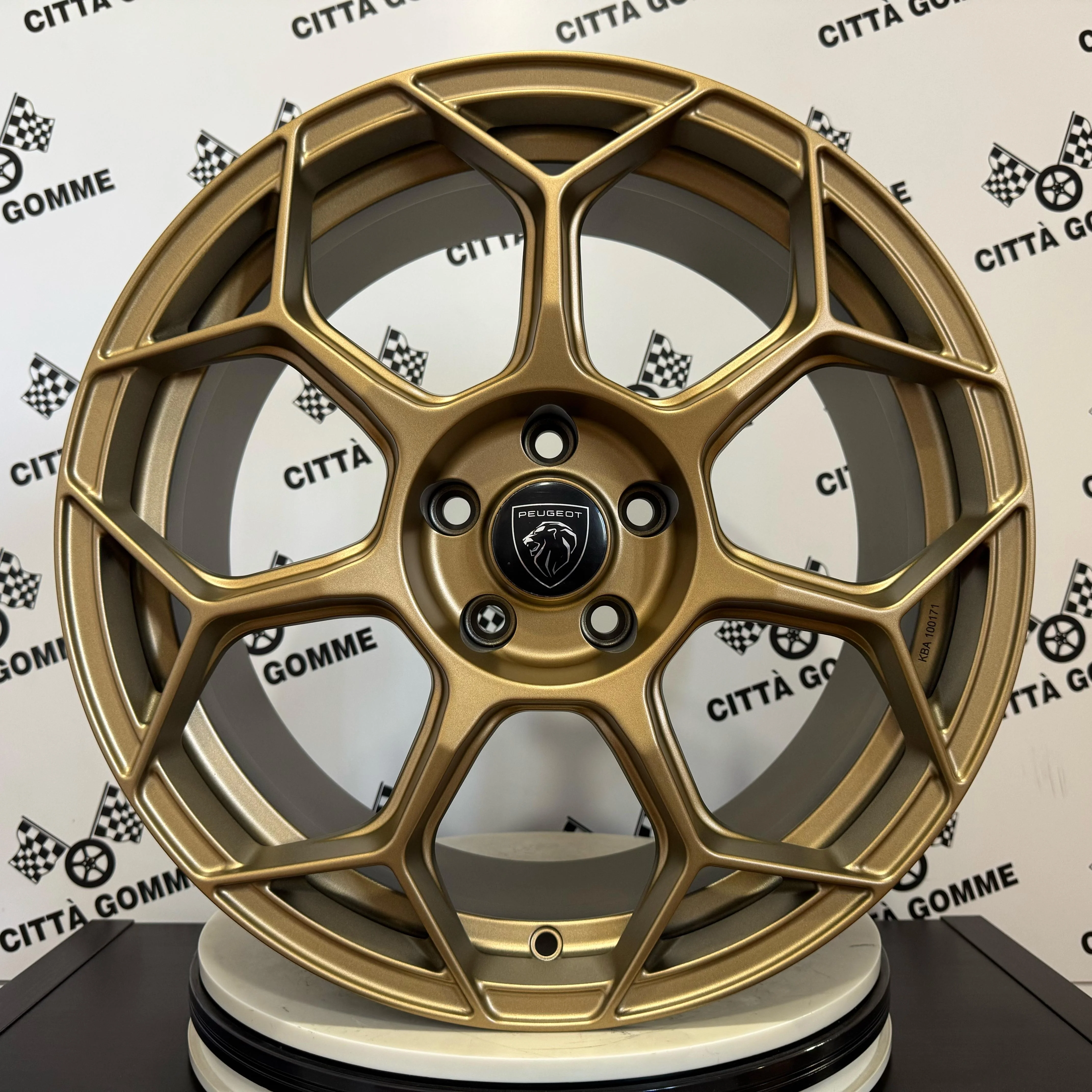 Set 4 Cerchi in lega Raceway per Peugeot 3008 308 407 408 5008 508 607 - Image 2