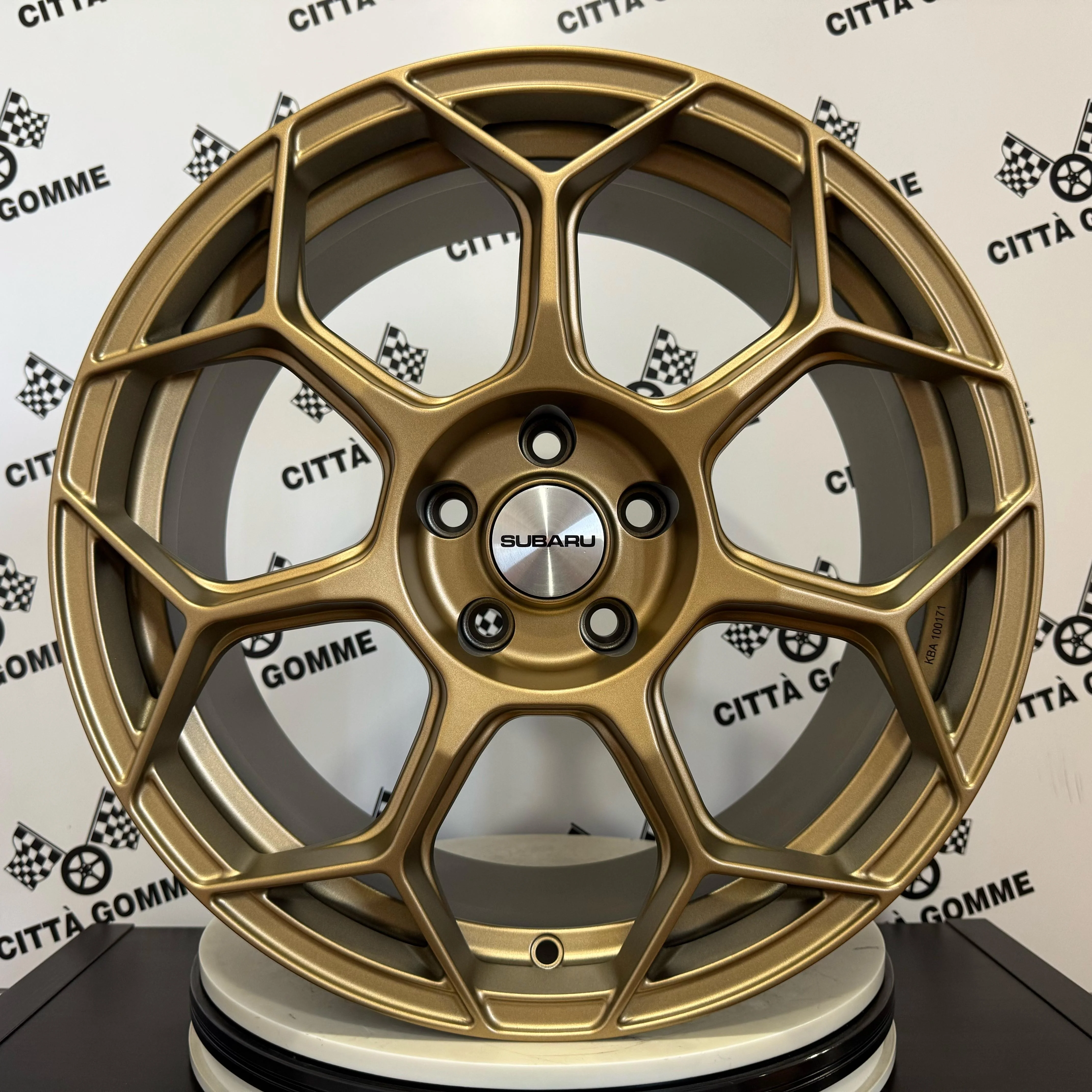Set 4 Cerchi in lega Raceway per Subaru Impreza Legacy Outback Forester BRZ Trezia XV - Image 2