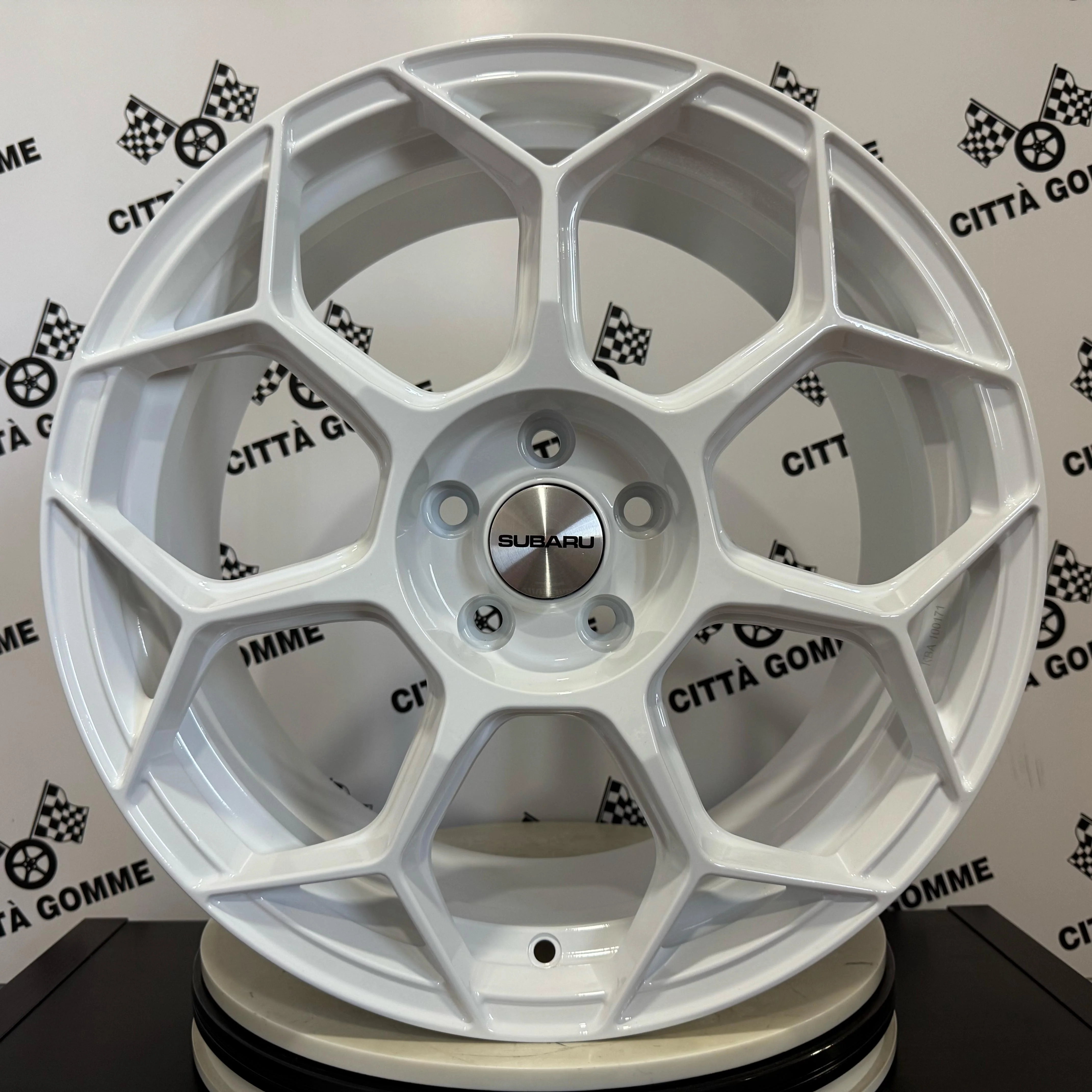 Set 4 Cerchi in lega Raceway per Subaru Impreza Legacy Outback Forester BRZ Trezia XV - Image 3