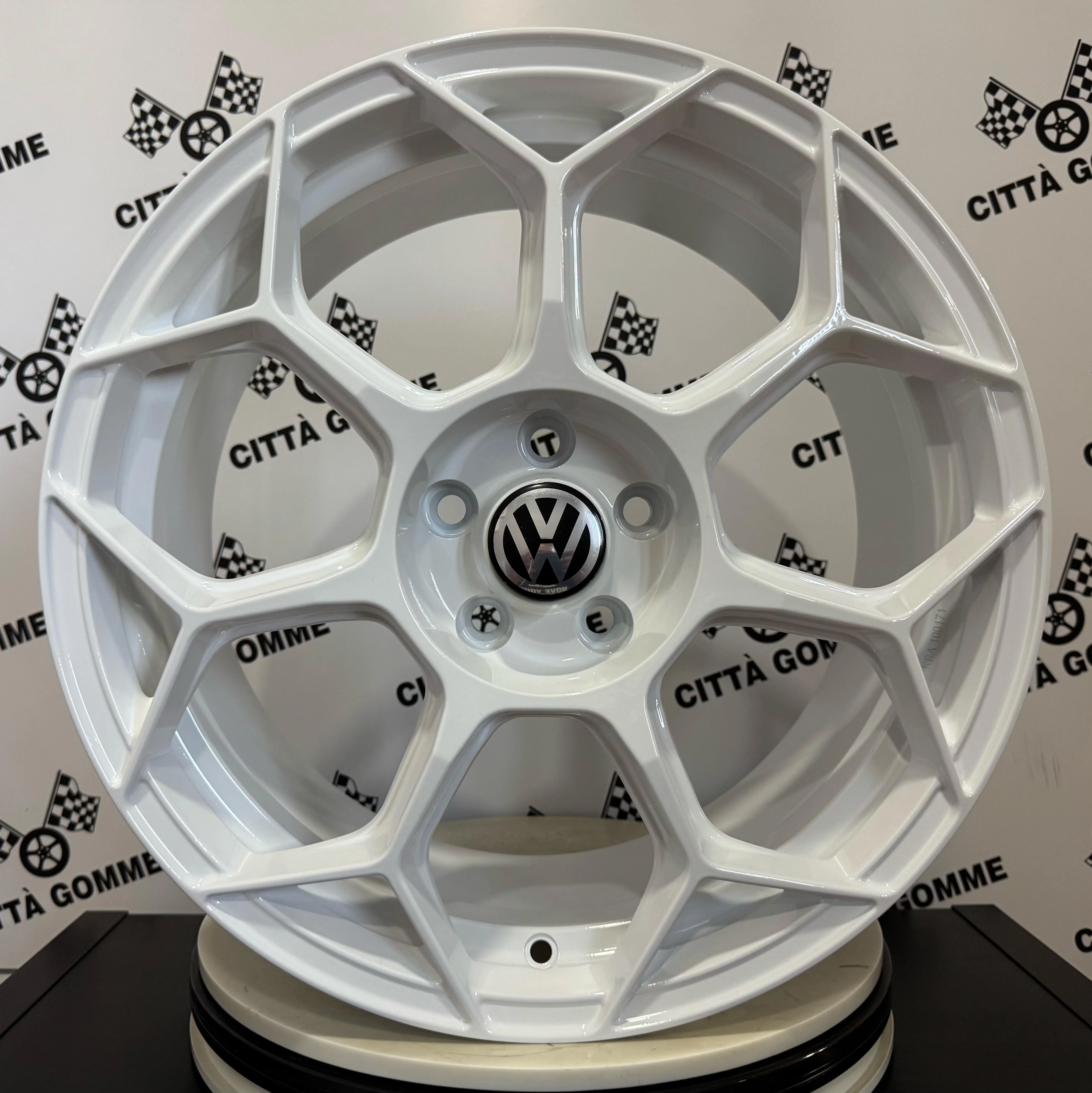 Set 4 Cerchi in lega Raceway per Volkswagen Golf T-Roc Tiguan Passat Scirocco Eos Touran Caddy Jetta Beetle Sharan ID3 ID4 ID6 - Image 6