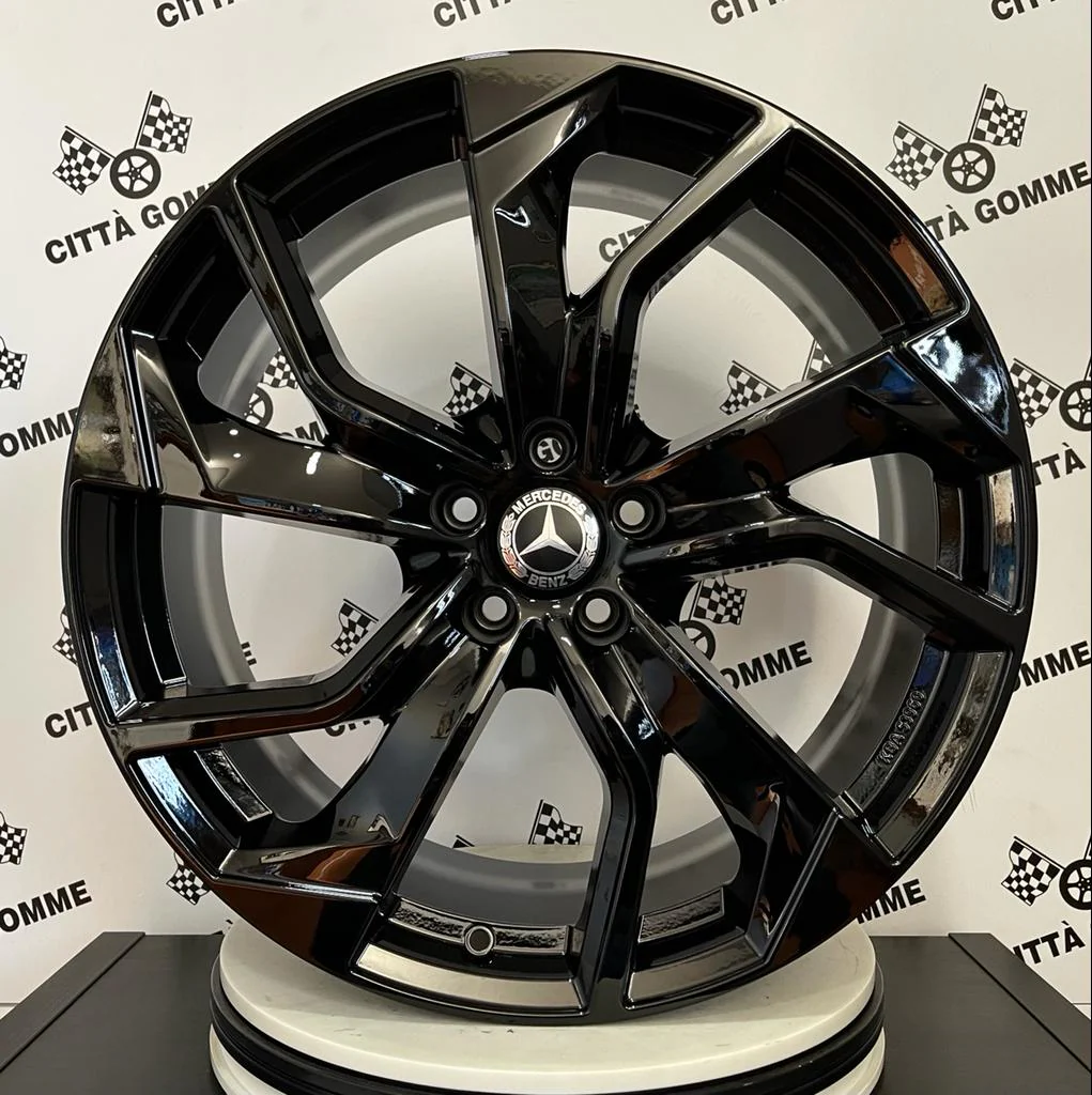 Set 4 Cerchi in lega Rebel per Mercedes Classe A B C E S SL SLK CL CLS CLA GLA GLB VITO GLK GLE GLC AMG Coupè - Image 4