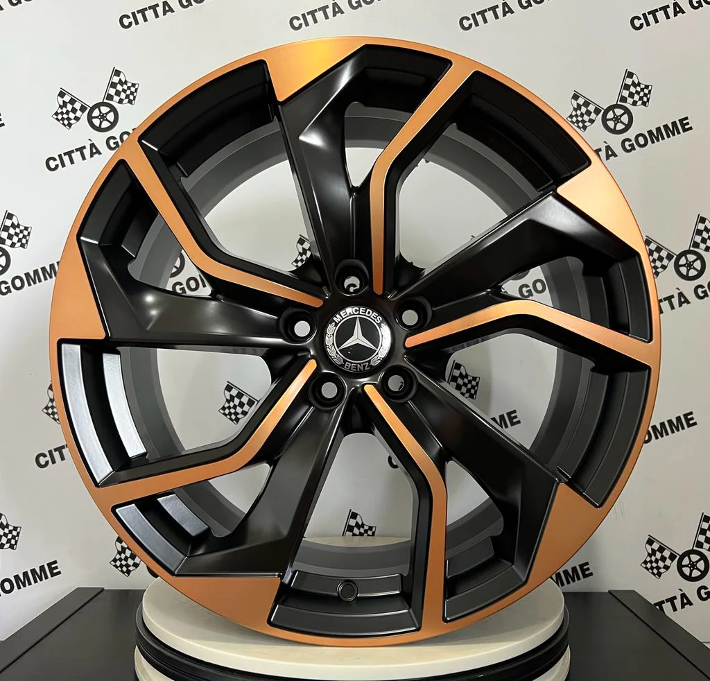 Set 4 Cerchi in lega Rebel per Mercedes Classe A B C E S SL SLK CL CLS CLA GLA GLB VITO GLK GLE GLC AMG Coupè - Image 7