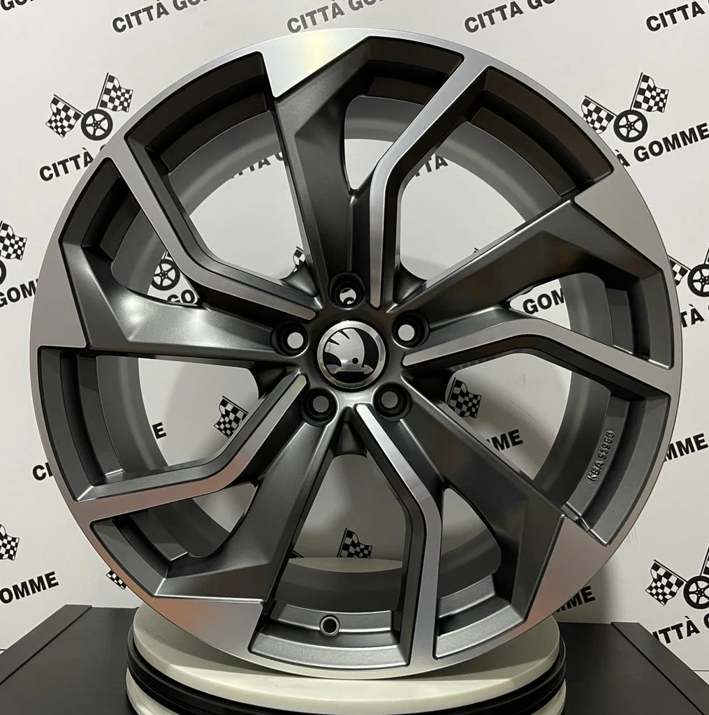 Set 4 Cerchi in lega Rebel per Skoda Karoq Kodiaq Octavia Superb Yeti Enyaq - Image 6