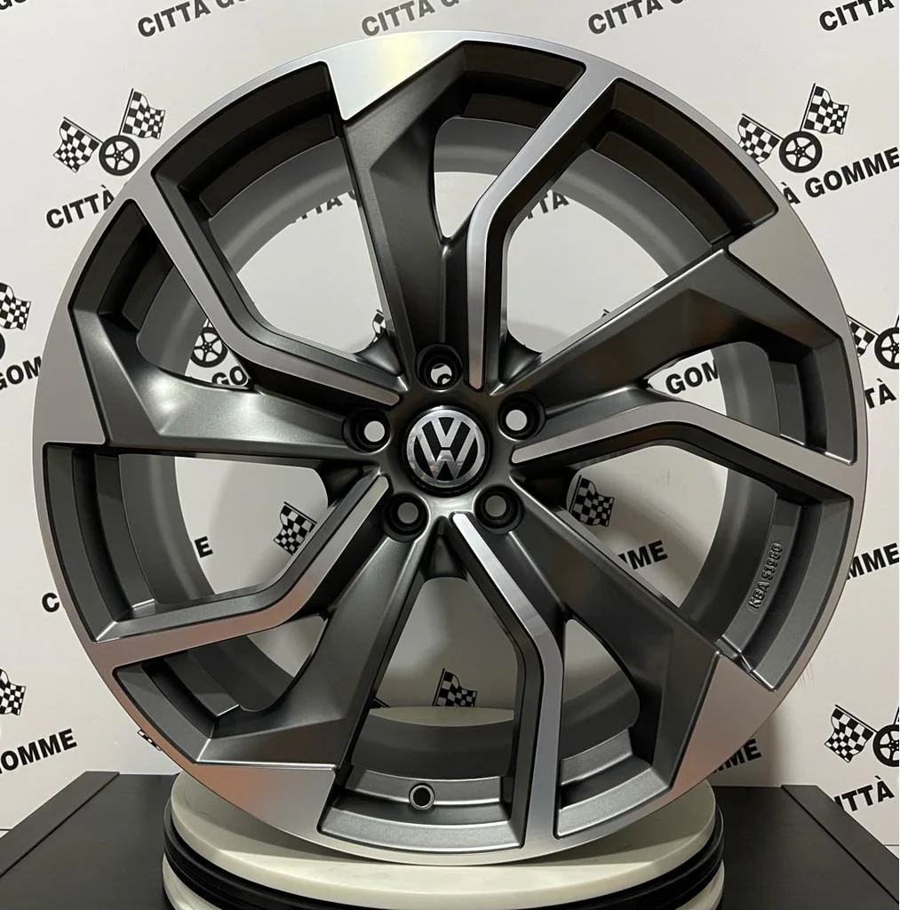 Set 4 Cerchi in lega Rebel per Volkswagen Golf 5 6 7 8 T-Roc Tiguan Eos Touran Caddy Jetta Beetle Sharan ID3 ID4 ID6 - Image 5