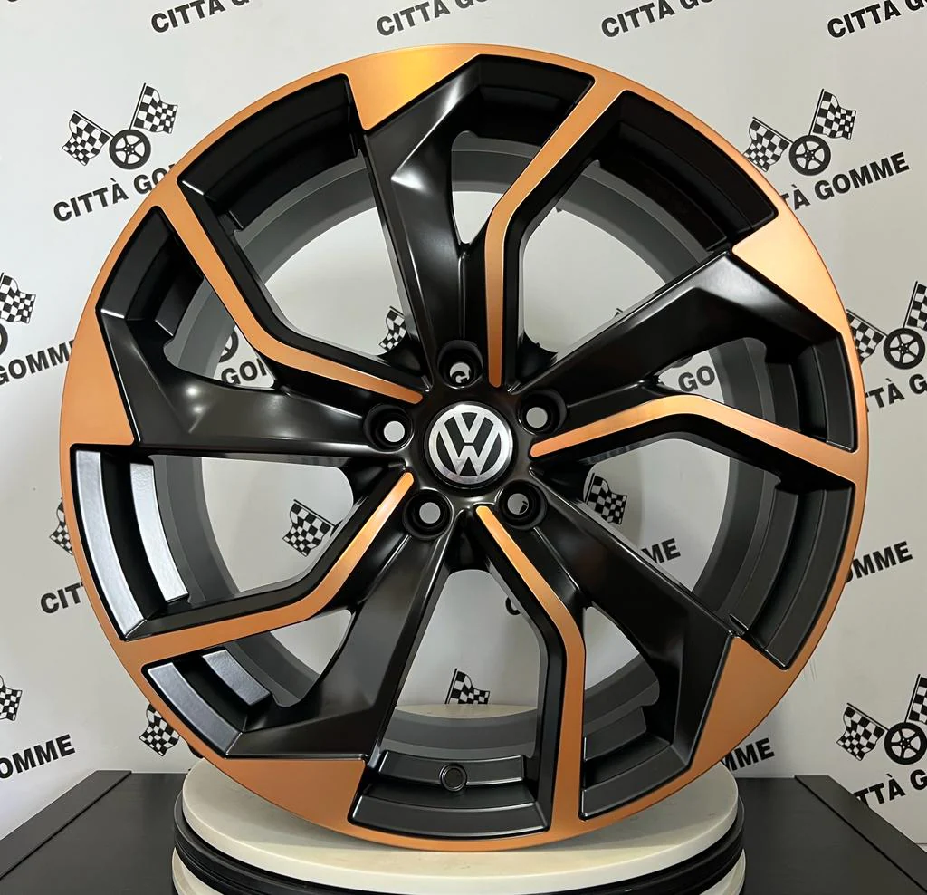 Set 4 Cerchi in lega Rebel per Volkswagen Golf 5 6 7 8 T-Roc Tiguan Eos Touran Caddy Jetta Beetle Sharan ID3 ID4 ID6 - Image 7