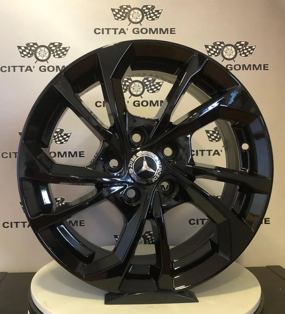 Set 4 Cerchi in lega S5 per Mercedes Classe A B C E CLA GLA VITO GLK GLE GLC - Image 3