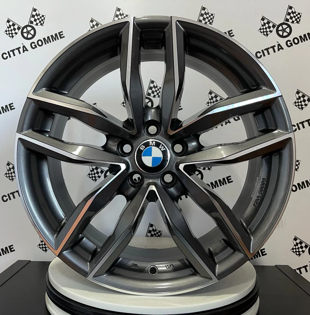 Set 4 Cerchi in lega Sarthe per BMW X1 2015> X2 X3 X4 Serie 5 2017> Serie 1 3 X5 X6  2019> Serie 2 Active / Gran Tourer - Image 3