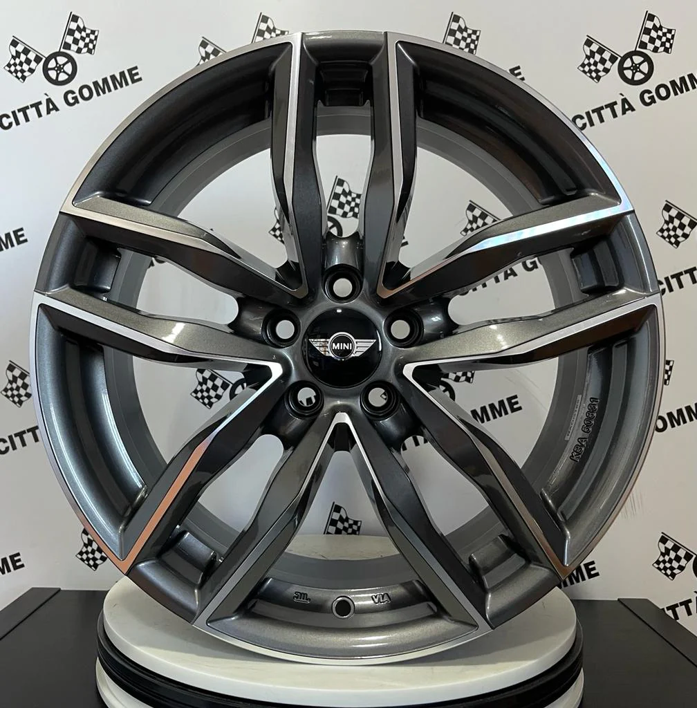 Set 4 Cerchi in lega Sarthe per Mini Countryman dal 2017 Clubman Cooper One dal 2014 - Image 3