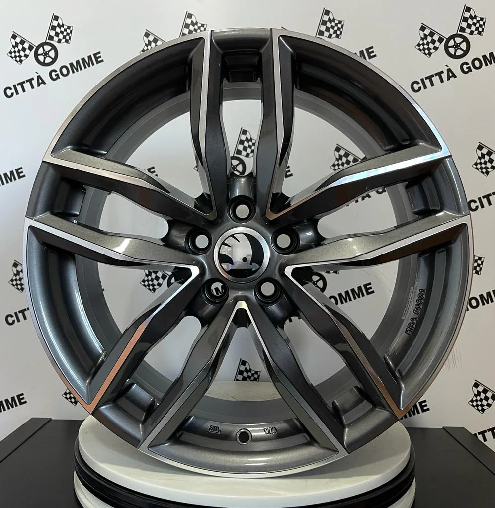 Set 4 Cerchi in lega Sarthe per Skoda Karoq Kodiaq Octavia Superb Yeti Enyaq - Image 3