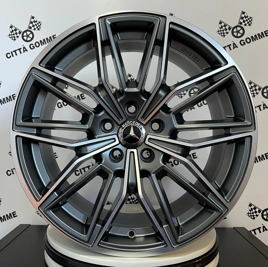 Set 4 Cerchi in lega Specter per Mercedes Classe C S E M ML SL GLC GLK SLK CLS GLE IN DOPPIA MISURA - Image 6