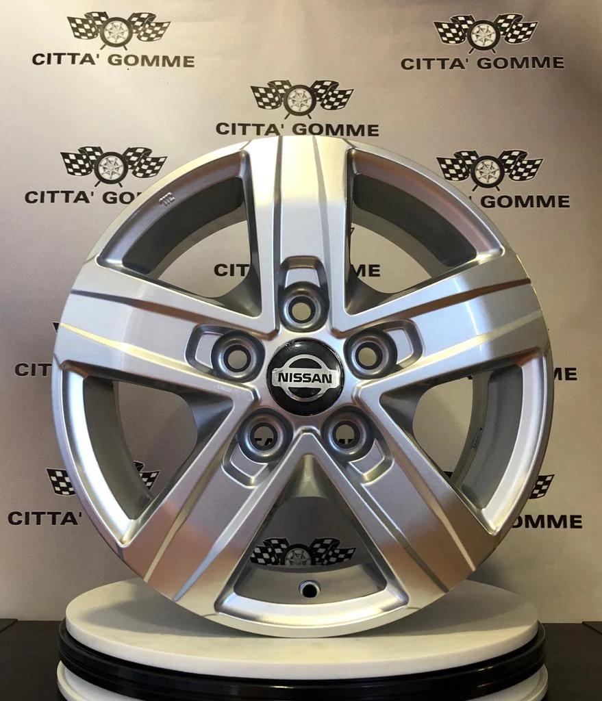 Set da 4 Cerchi in lega Stone per Nissan NV300 Juke X-Trail Pulsar Leaf Primera Almera Tino - Image 2