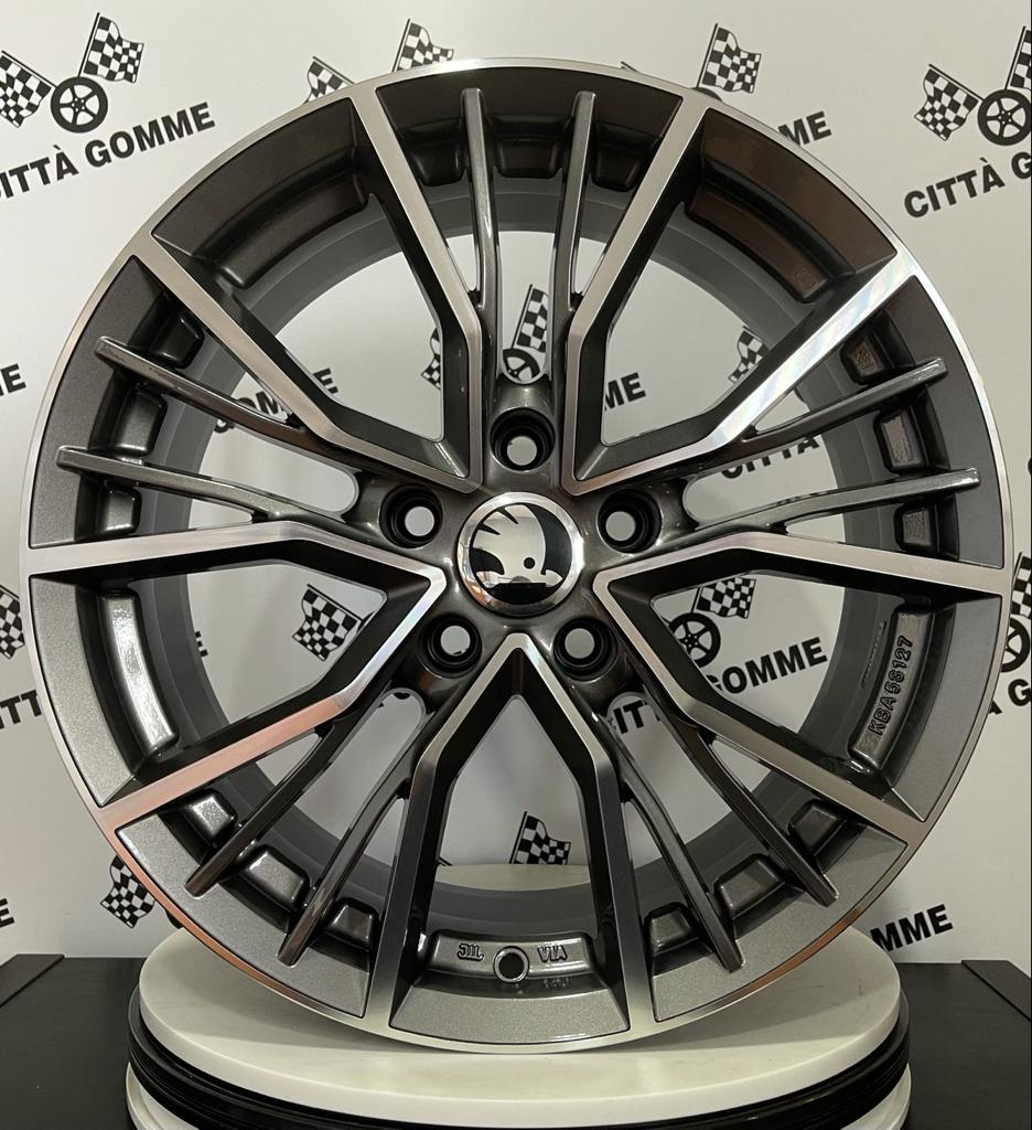 Set 4 Cerchi in lega Union per Skoda Karoq Kodiaq Octavia Superb Yeti Enyaq - Image 4