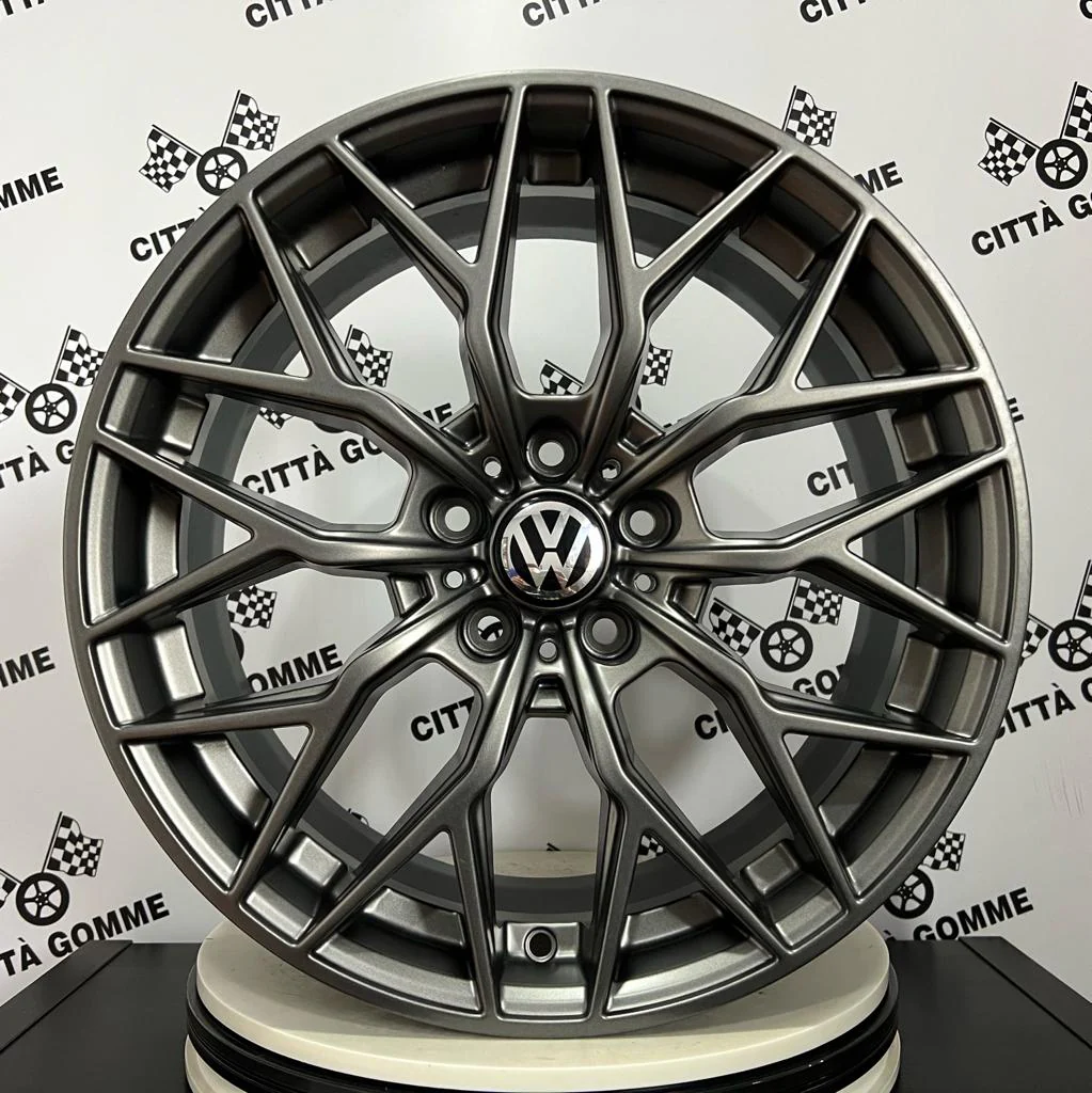 SET 4 Cerchi in lega Viperx per Volkswagen Golf 5 6 7 8 T-Roc Tiguan Eos Touran Caddy Jetta Beetle Sharan ID3 ID4 ID6c Tiguan Eos Touran Caddy Jetta Beetle Sharan ID3 ID4 ID6 - Image 6