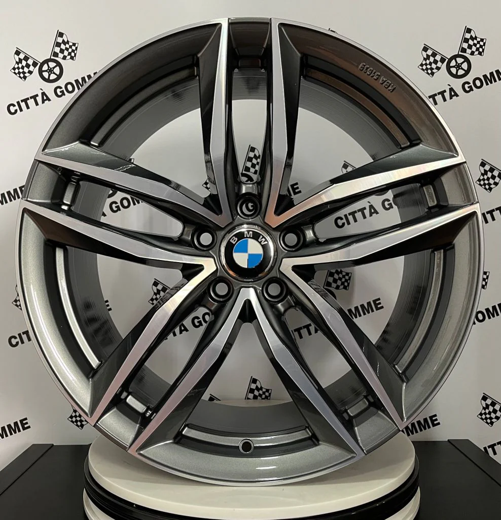Set 4 Cerchi in lega Vulcano per BMW X1 2015> X2 X3 X4 Serie 5 2017> Serie 1 3  2019>  Serie 2 Active / Gran Tourer - Image 2