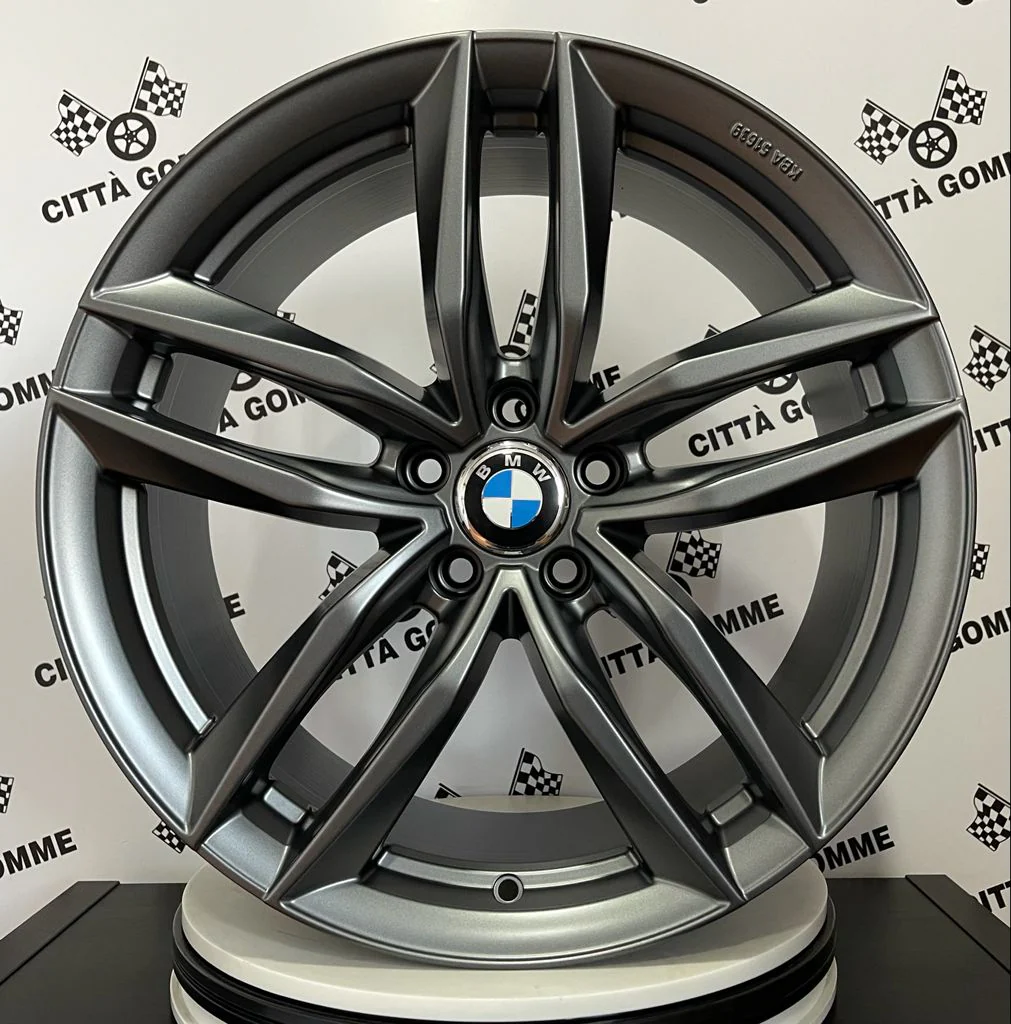 Set 4 Cerchi in lega Vulcano per BMW X1 2015> X2 X3 X4 Serie 5 2017> Serie 1 3  2019>  Serie 2 Active / Gran Tourer - Image 3