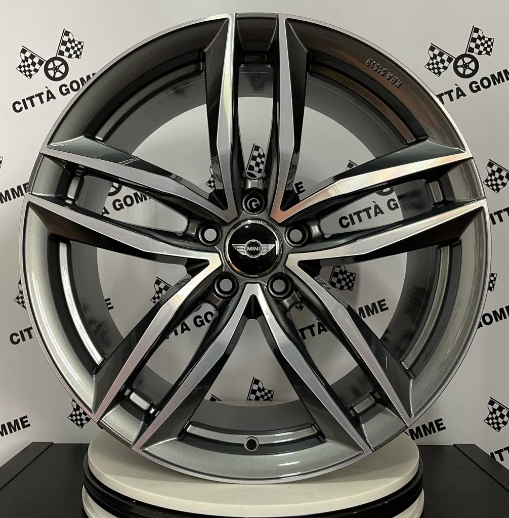 Set 4 Cerchi in lega Vulcano per Mini Countryman dal 2017 Clubman Cooper One dal 2014 - Image 2