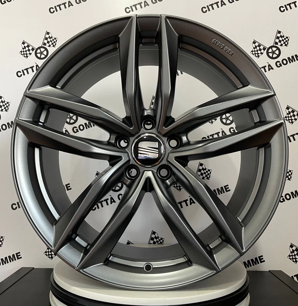 Set 4 Cerchi in lega Vulcano per Seat Alhambra Ateca Altea Exeo Leon Tarraco Cupra Formentor - Image 3