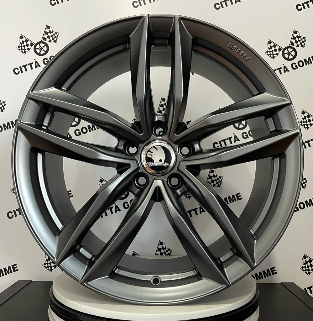 Set 4 Cerchi in lega Vulcano per Skoda Karoq Kodiaq Octavia Superb Yeti Enyaq - Image 3