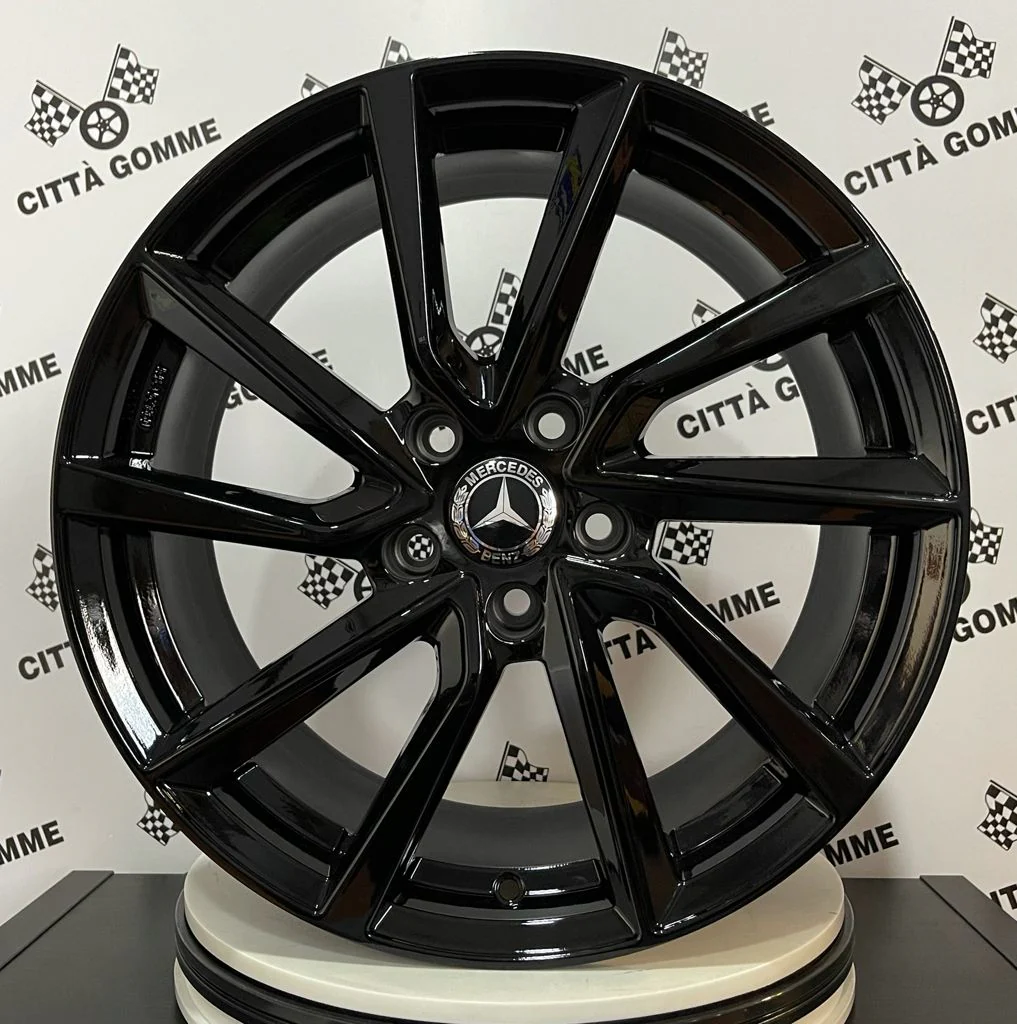 Set da 4 Cerchi in lega AC518 per Mercedes Classe A B C E CLA GLA GLB VITO GLK GLE GLC - Image 4