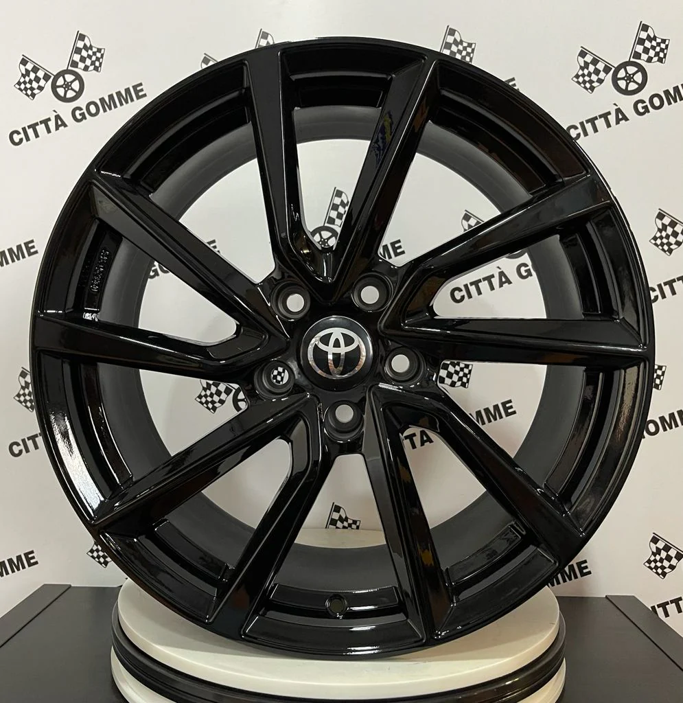 Set da 4 Cerchi in lega AC518 per Toyota Auris Avensis C-hr Corolla Prius Rav4 Verso Camry Mirai - Image 2
