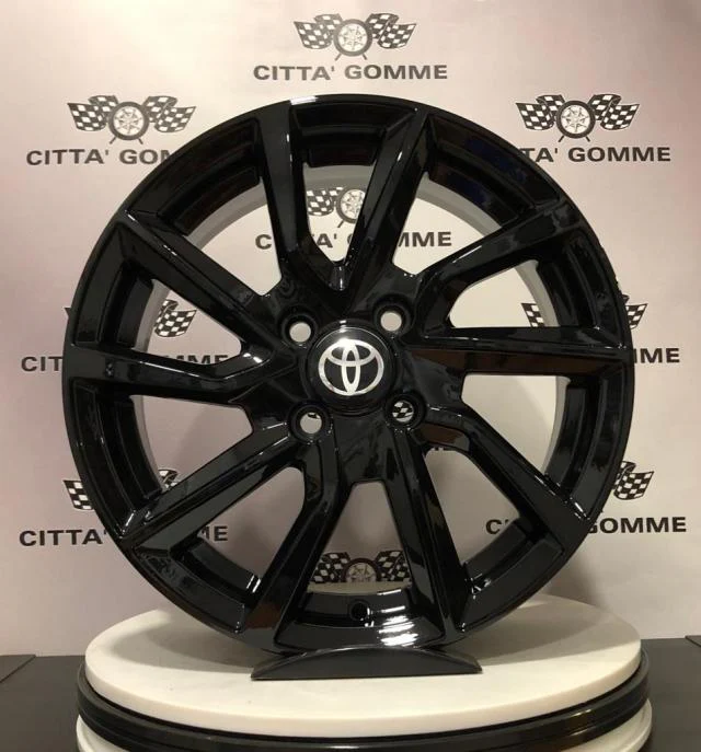 Set da 4 Cerchi in lega AC518 per Toyota Yaris Aygo Corolla IQ - Image 2
