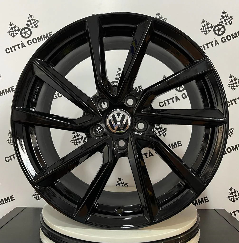 Set da 4 Cerchi in lega AC518 per Volkswagen Polo T-Cross Fox New Beetle Vento Golf IV Taigo - Image 2