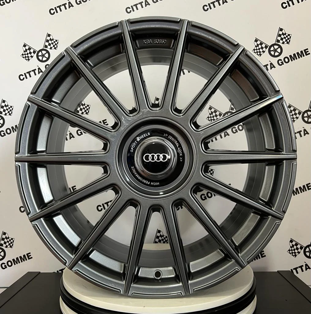 Set da 4 Cerchi in lega ACM09 per Audi A3 A4 A5 A6 A7 A8 TT Q2 Q3 Q5 Q7 Q8 E-Tron - Image 5