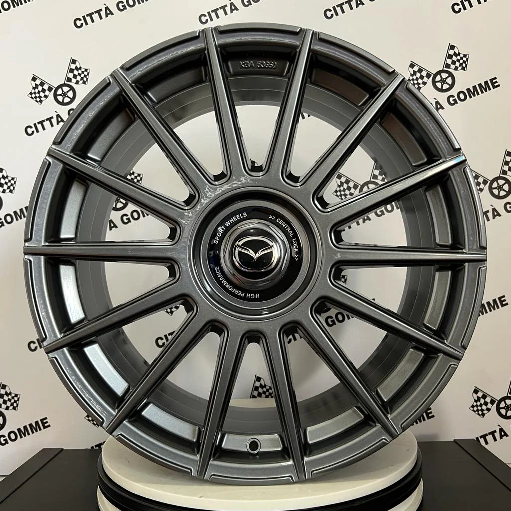 Set da 4 Cerchi in lega ACM09 per Mazda 3 4 5 6 Cx-3 Cx-5 Cx-7 Cx-30 Mx-5 3 Rx-8 - Image 6