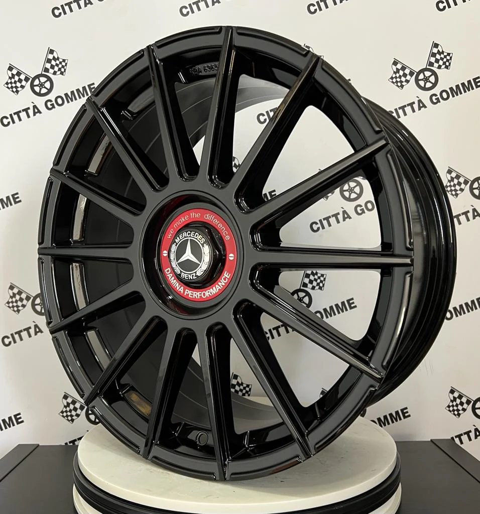 Set da 4 Cerchi in lega ACM09 per Mercedes Classe A B C E CLA GLA GLB VITO GLK GLE GLC - Image 2