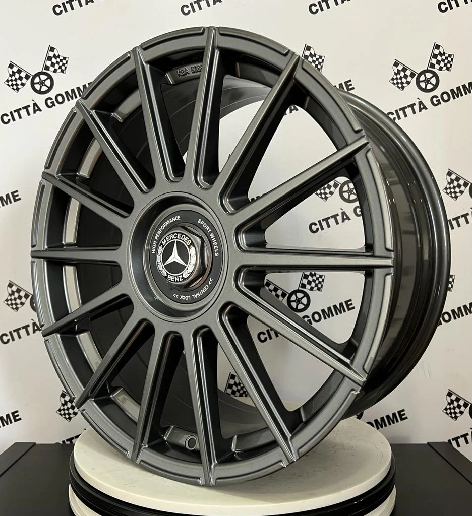 Set da 4 Cerchi in lega ACM09 per Mercedes Classe A B C E CLA GLA GLB VITO GLK GLE GLC - Image 7